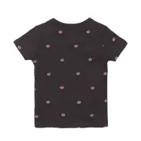 Koko Noko t-shirt donker grijs-roos